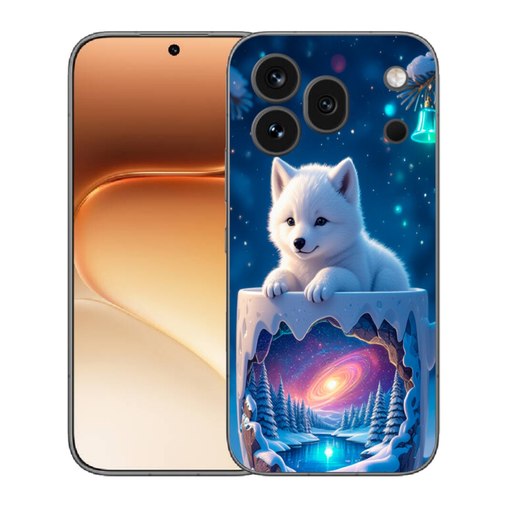 Gélový kryt mmCase na Honor 600 Pro - vianočné šteňa