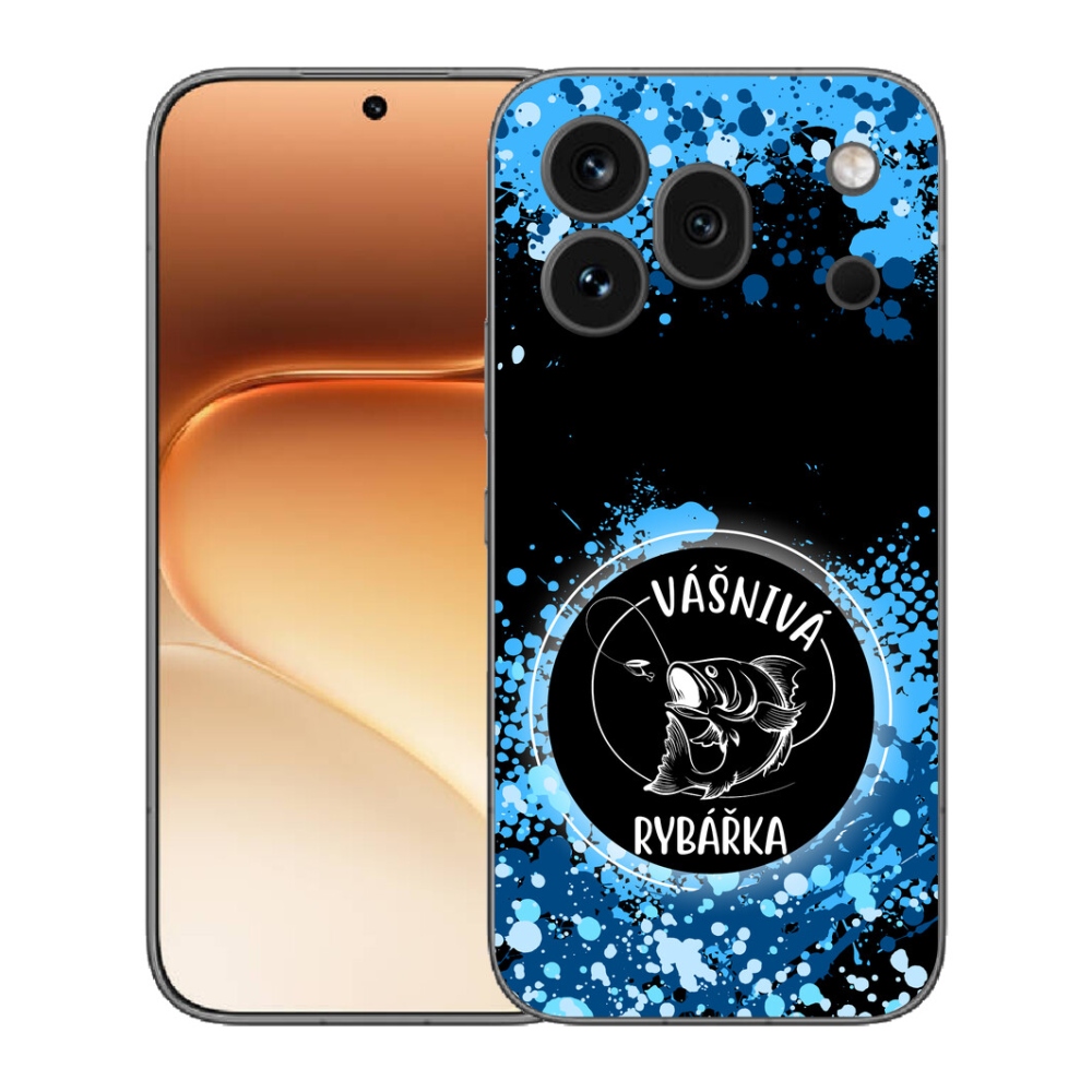 Gélový kryt mmCase na Honor 600 Pro - vášnivá rybárka čierne pozadie
