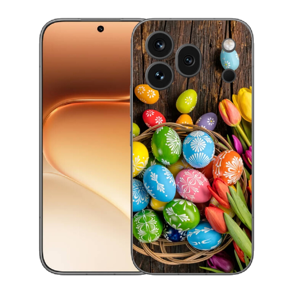 Gélový kryt mmCase na Honor 600 Pro - veľkonočné vajíčka