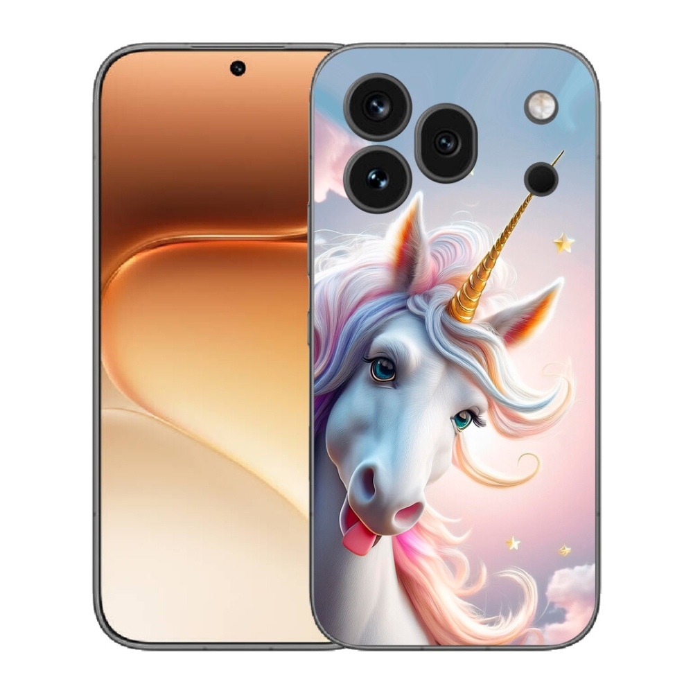 Gélový kryt mmCase na Honor 600 Pro - veselý jednorožec