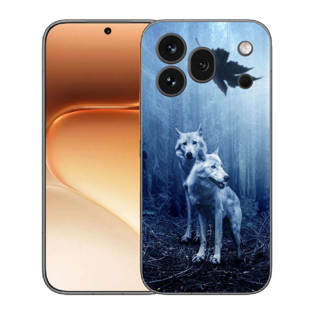 Gélový kryt mmCase na Honor 600 Pro - vlci v lese