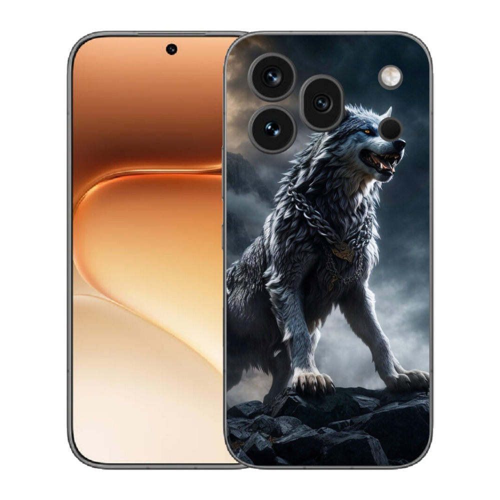 Gélový kryt mmCase na Honor 600 Pro - vlk 1