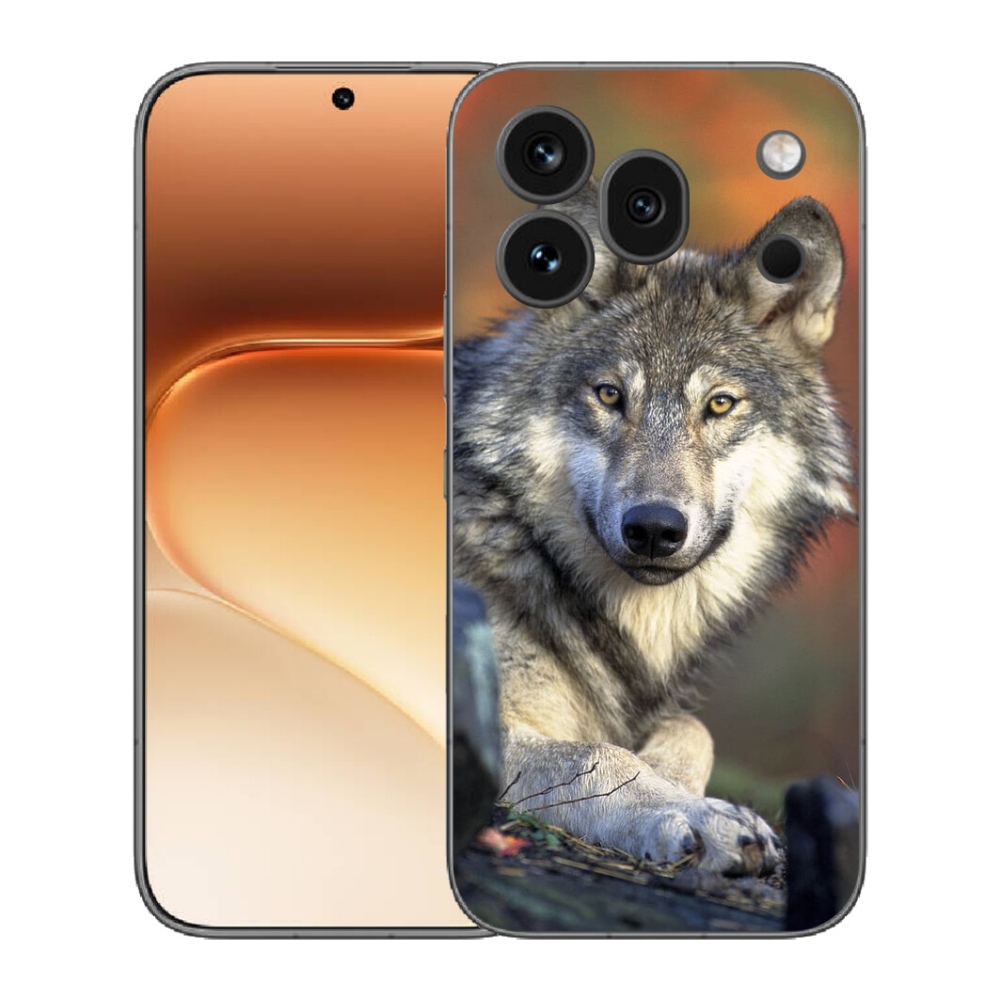 Gélový kryt mmCase na Honor 600 Pro - vlk
