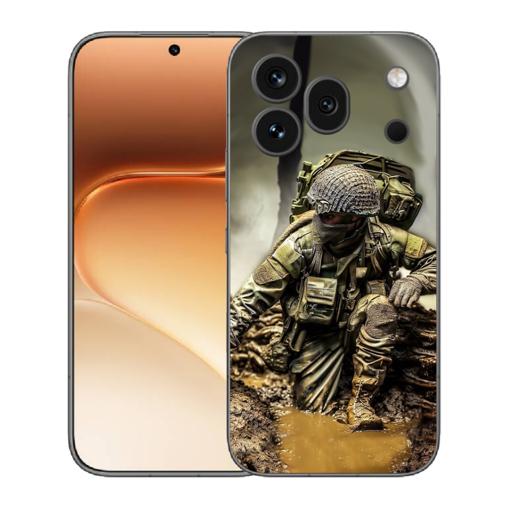 Gélový kryt mmCase na Honor 600 Pro - vojak