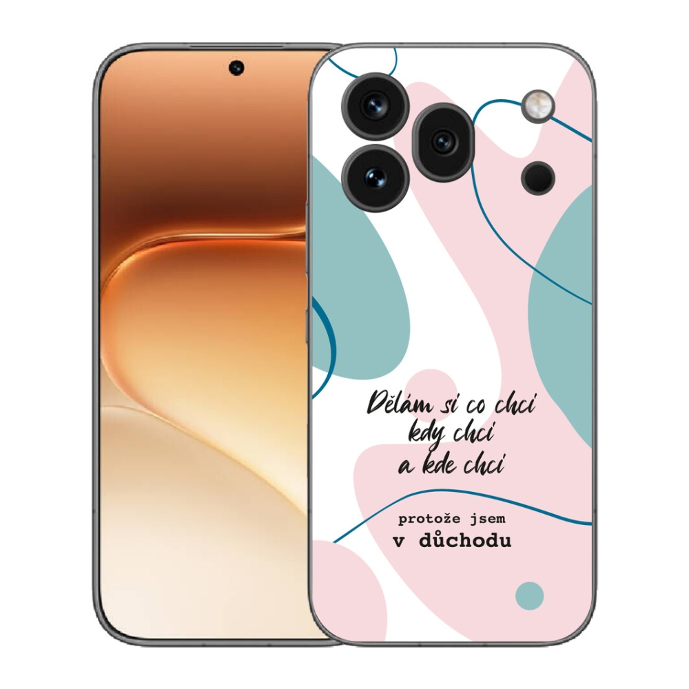 Gélový kryt mmCase na Honor 600 Pro - vtipný text 10 biele pozadie