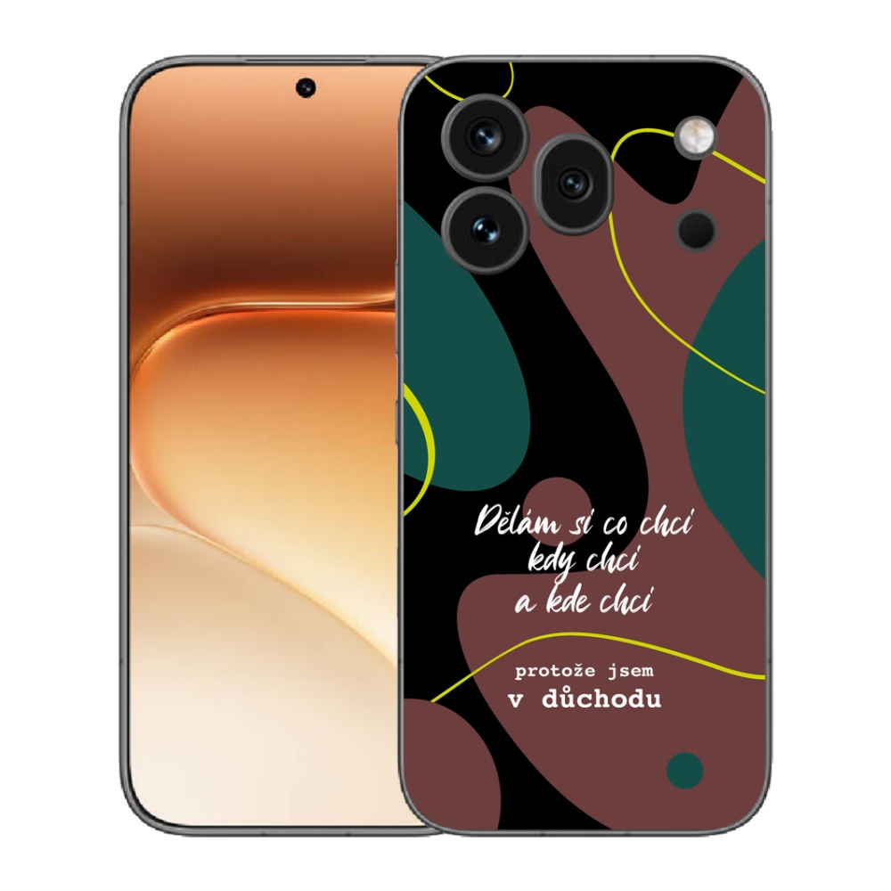 Gélový kryt mmCase na Honor 600 Pro - vtipný text 10 čierne pozadie