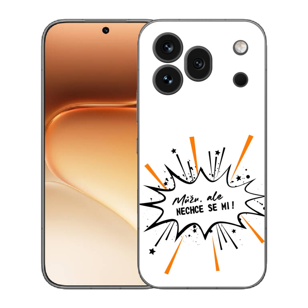 Gélový kryt mmCase na Honor 600 Pro - vtipný text 11 biele pozadie