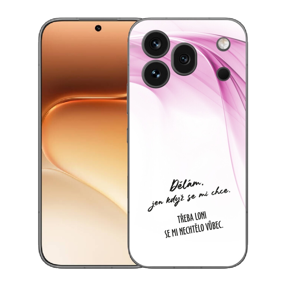 Gélový kryt mmCase na Honor 600 Pro - vtipný text 12 biele pozadie