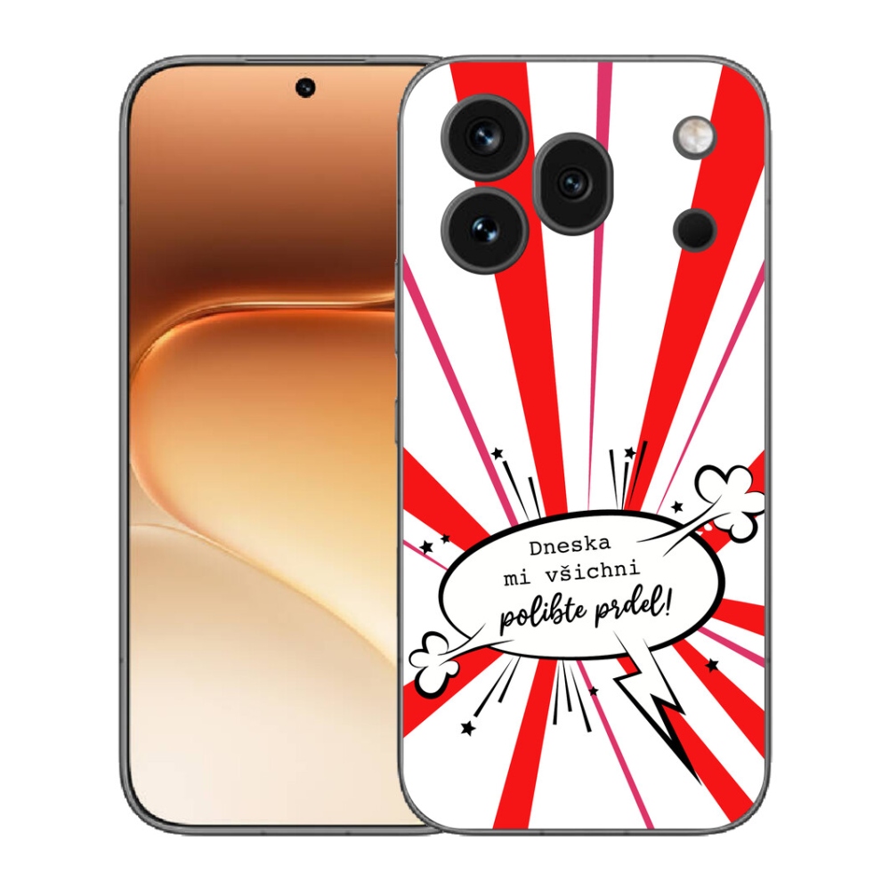 Gélový kryt mmCase na Honor 600 Pro - vtipný text 15 biele pozadie