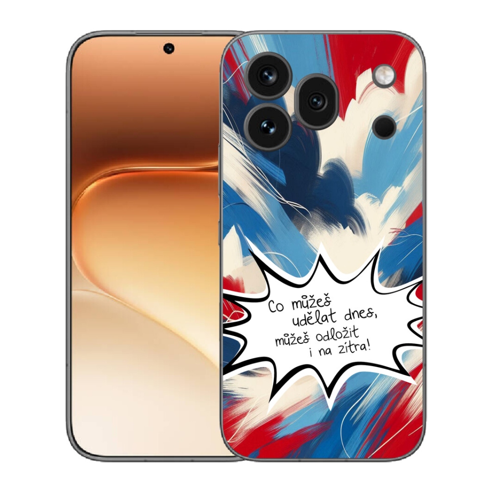 Gélový kryt mmCase na Honor 600 Pro - vtipný text 9 biele pozadie