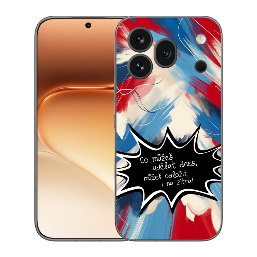 Gélový kryt mmCase na Honor 600 Pro - vtipný text 9 čierne pozadie