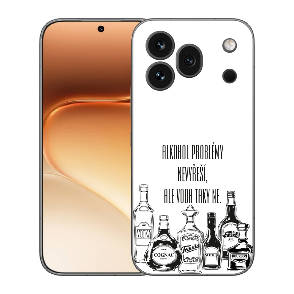 Gélový kryt mmCase na Honor 600 Pro - vtipný text biele pozadie