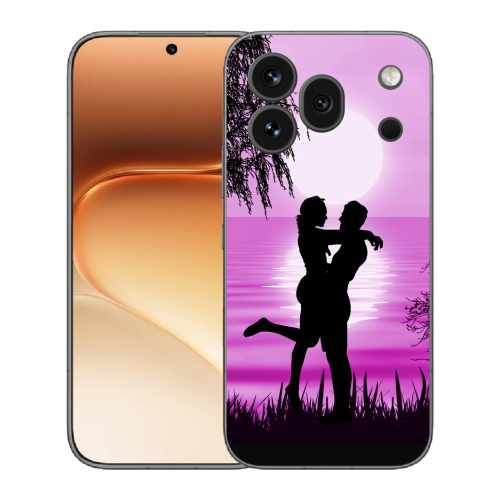 Gélový kryt mmCase na Honor 600 Pro - západ slnka