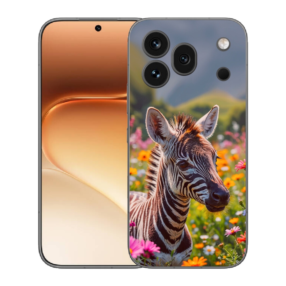 Gélový kryt mmCase na Honor 600 Pro - zebra na lúke