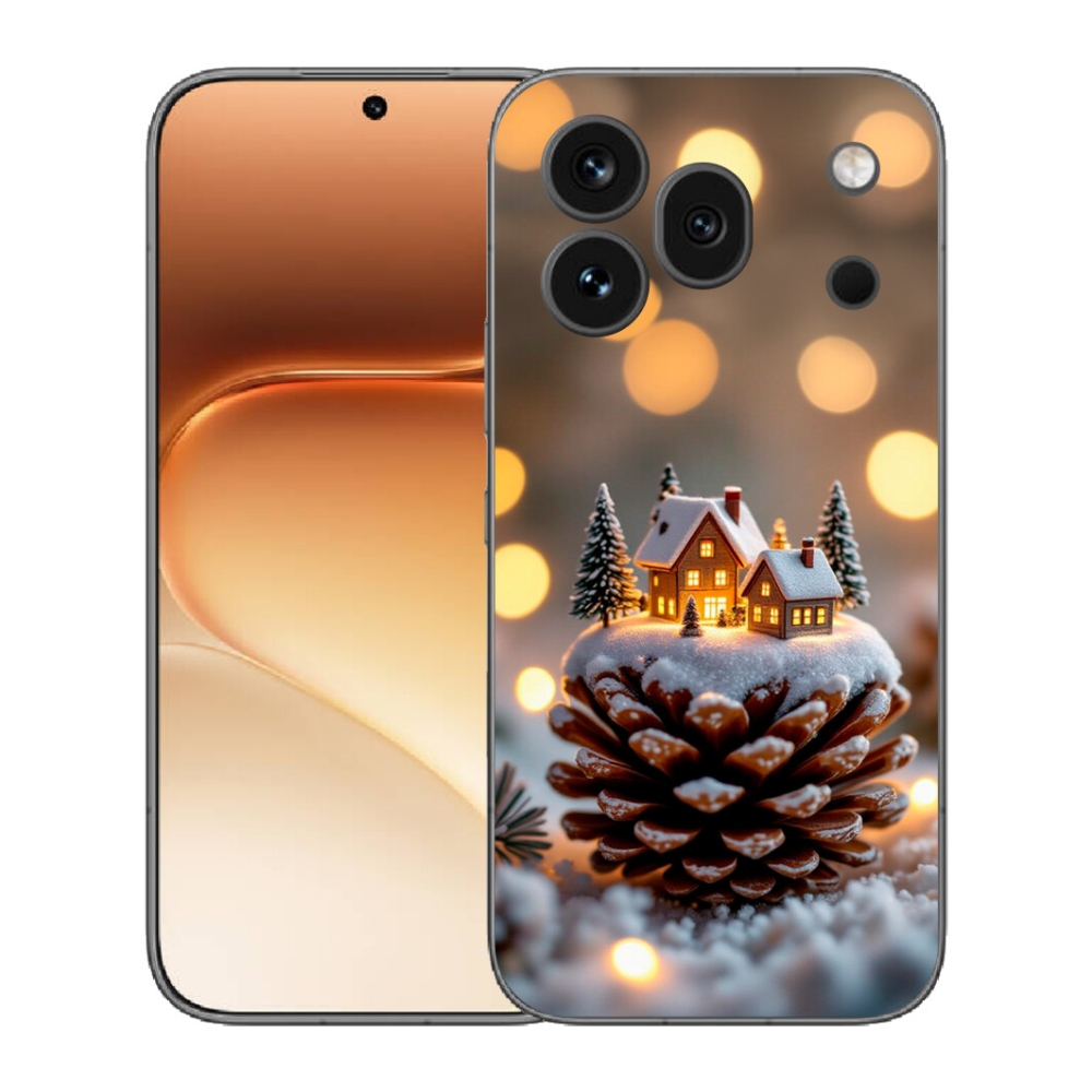 Gélový kryt mmCase na Honor 600 Pro - zimná dedinka