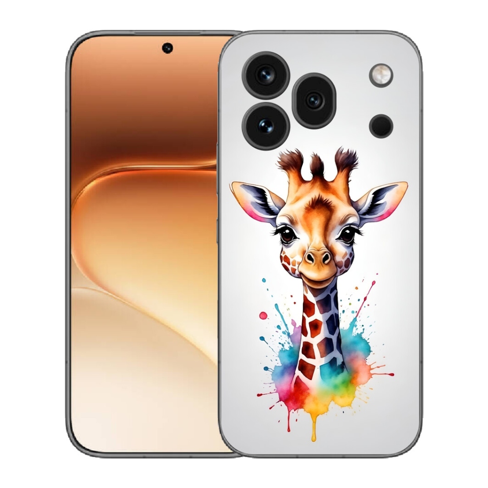 Gélový kryt mmCase na Honor 600 Pro - žirafa 1