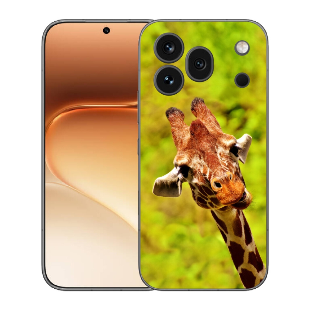 Gélový kryt mmCase na Honor 600 Pro - žirafa