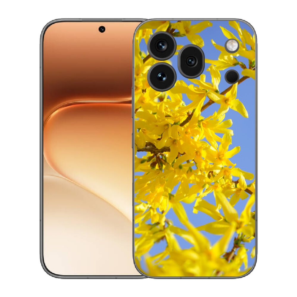 Gélový kryt mmCase na Honor 600 Pro - žlté kvety