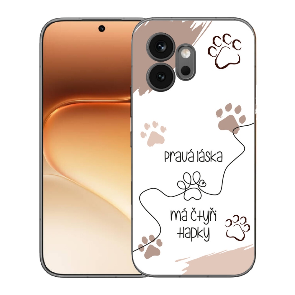Gélový kryt mmCase na Honor 600 - psí motív 1 biele pozadie