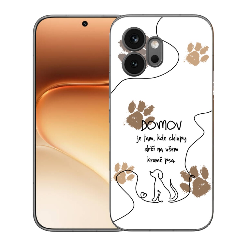 Gélový kryt mmCase na Honor 600 - psí motív biele pozadie