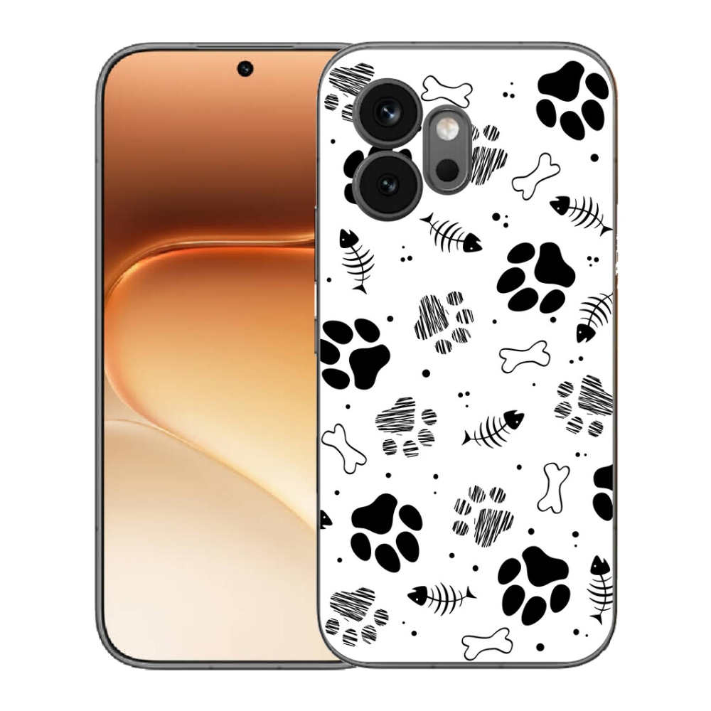 Gélový kryt mmCase na Honor 600 - psie labky 1
