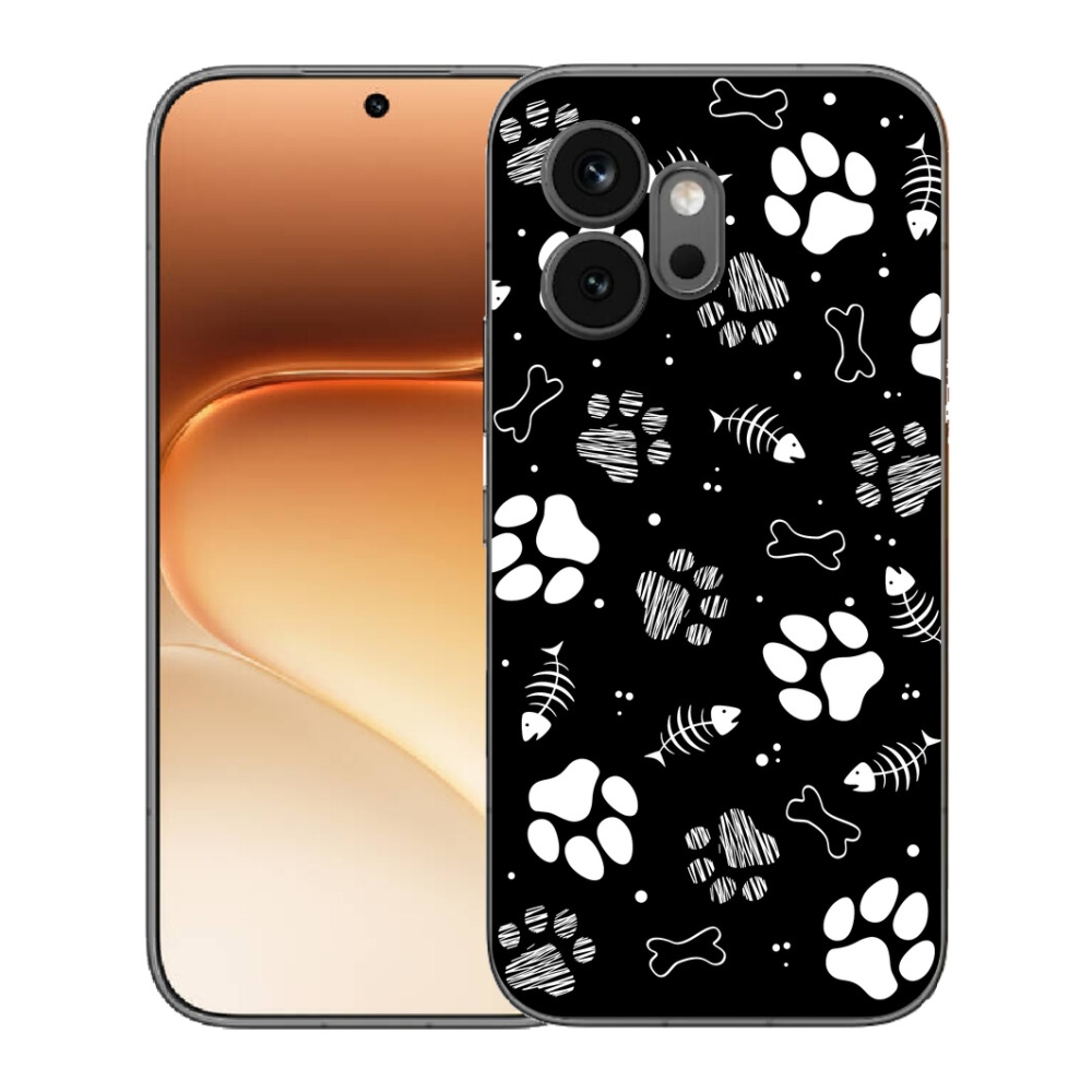 Gélový kryt mmCase na Honor 600 - psie labky