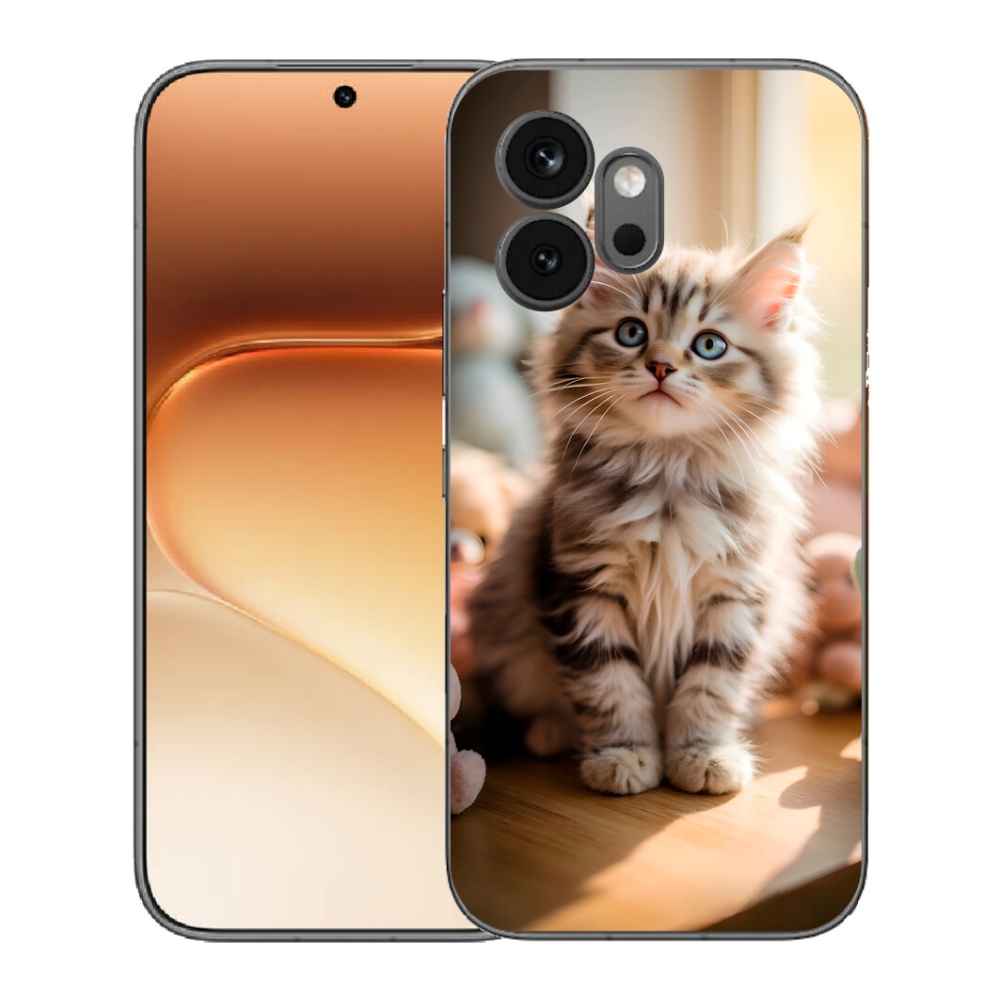 Gélový kryt mmCase na Honor 600 - roztomilé mačiatko 10