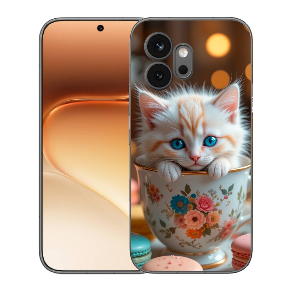 Gélový kryt mmCase na Honor 600 - roztomilé mačiatko 6