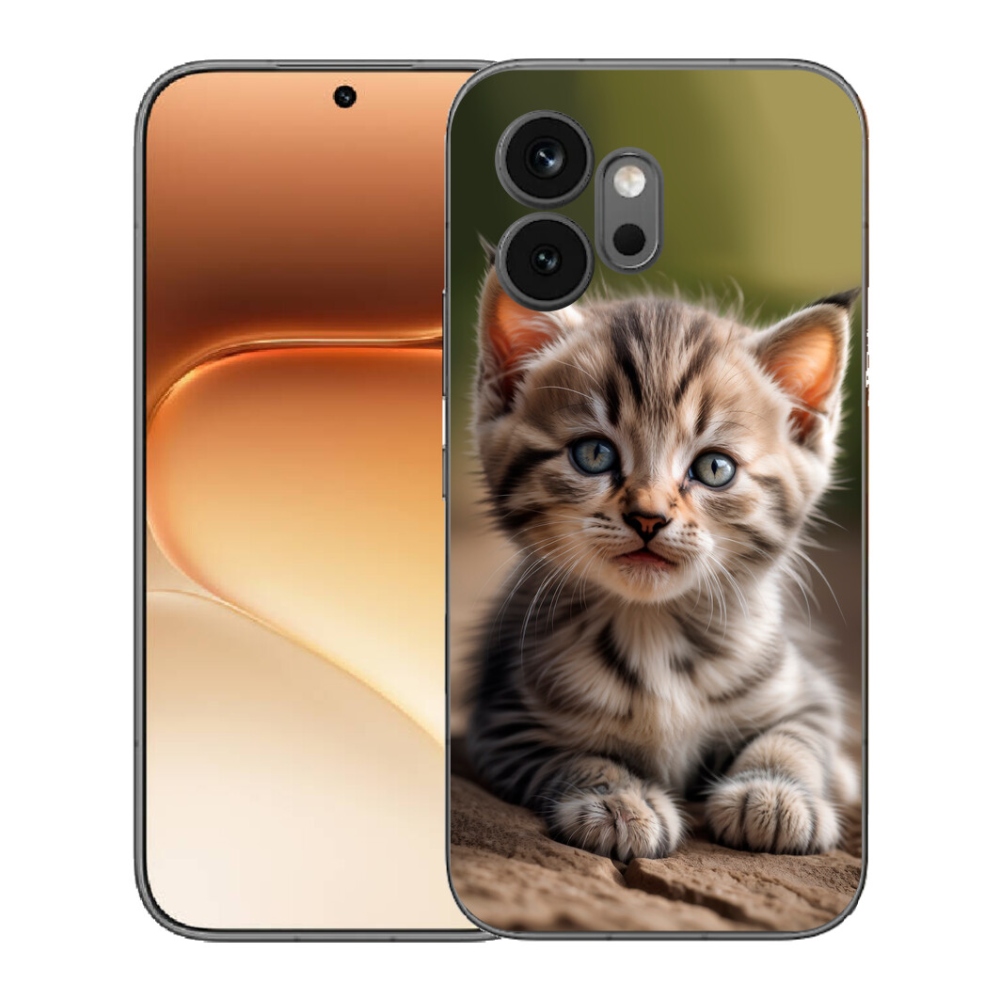 Gélový kryt mmCase na Honor 600 - roztomilé mačiatko 9