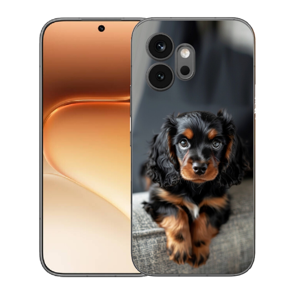 Gélový kryt mmCase na Honor 600 - roztomilý dlhosrstý jazvečík