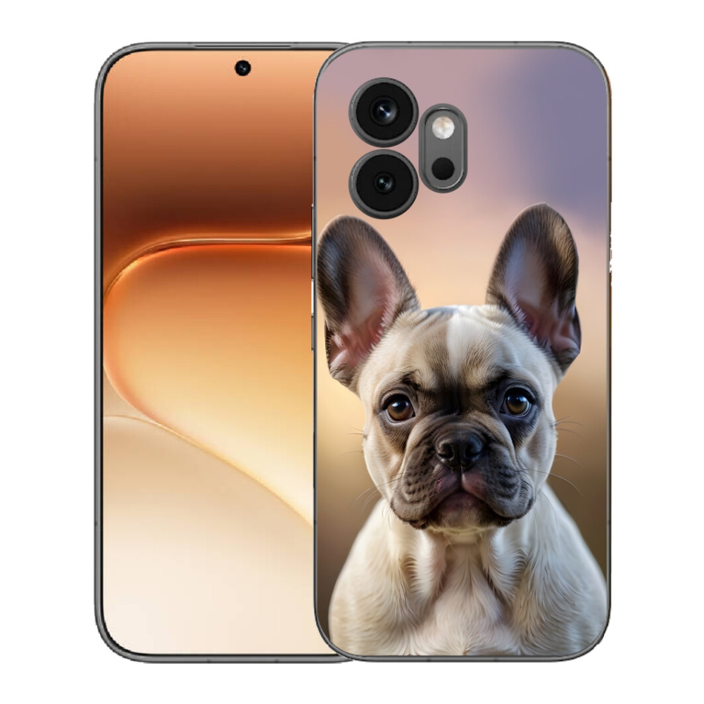 Gélový kryt mmCase na Honor 600 - roztomilý francúzsky buldoček