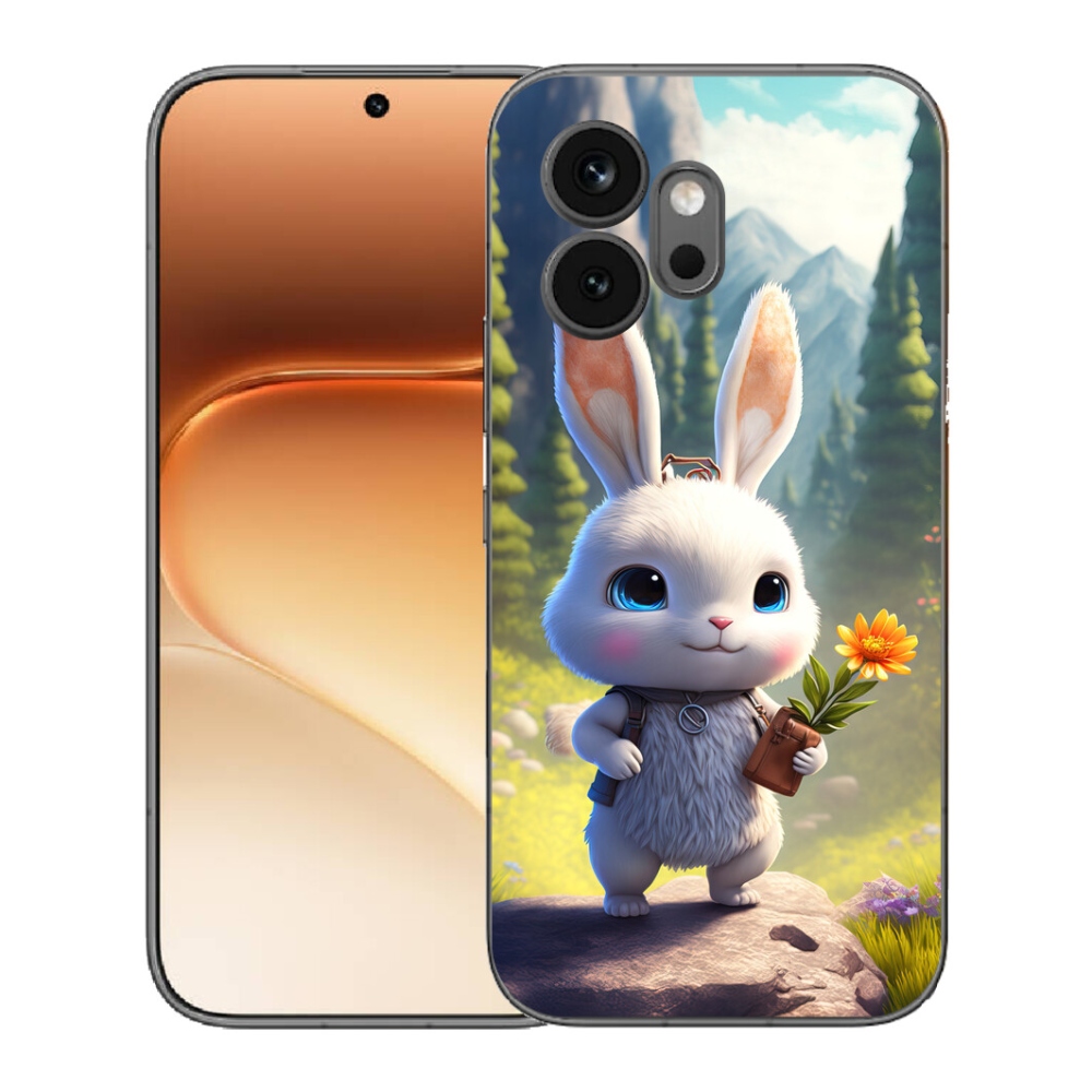 Gélový kryt mmCase na Honor 600 - roztomilý zajačik