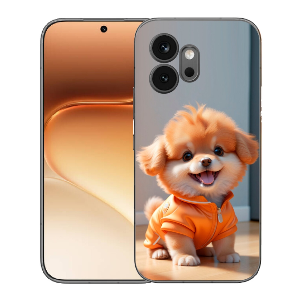 Gélový kryt mmCase na Honor 600 - roztomilý pomeranian v mikine