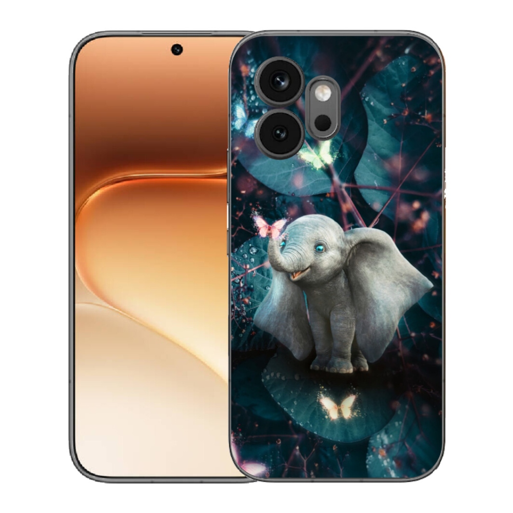 Gélový kryt mmCase na Honor 600 - roztomilý slon