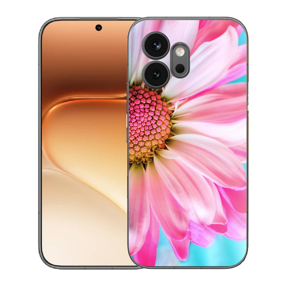 Gélový kryt mmCase na Honor 600 - ružová kvetina