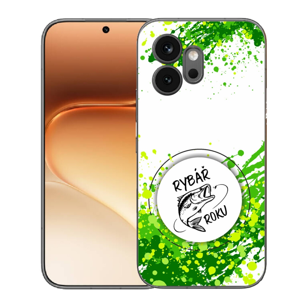 Gélový kryt mmCase na Honor 600 - rybár roku biele pozadie
