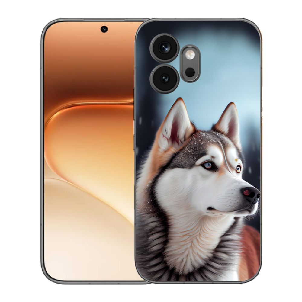Gélový kryt mmCase na Honor 600 - sibírsky husky
