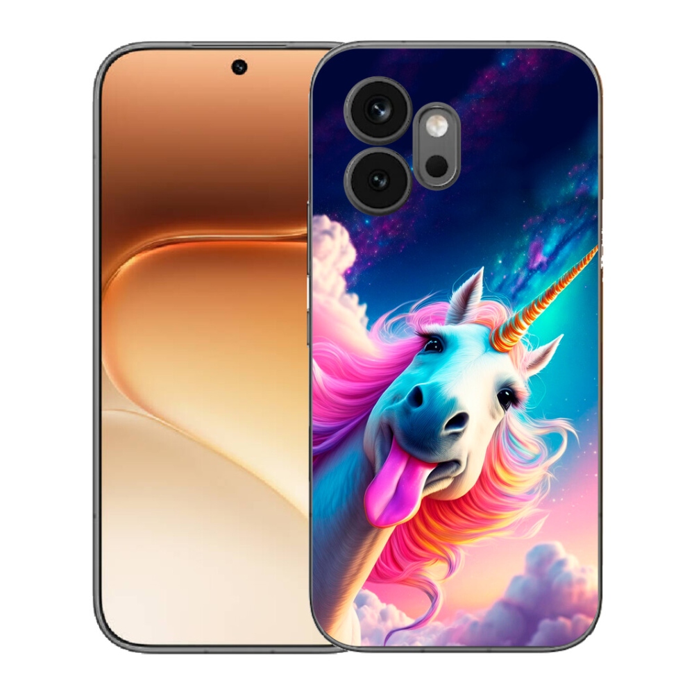 Gélový kryt mmCase na Honor 600 - šialený jednorožec