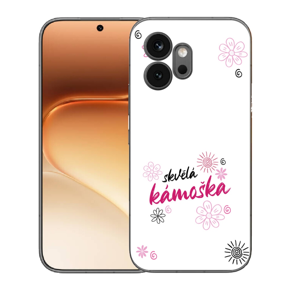 Gélový kryt mmCase na Honor 600 - skvelá kamoška biele pozadie