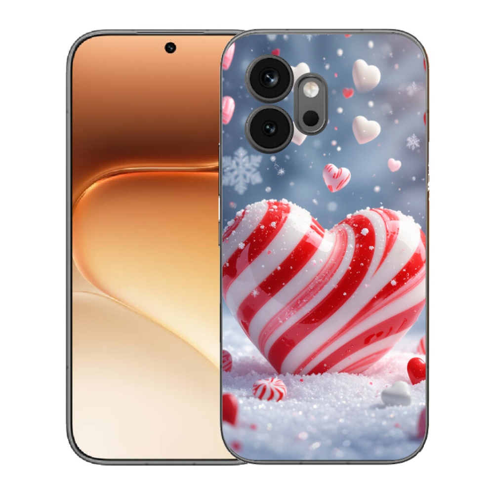 Gélový kryt mmCase na Honor 600 - sladké srdce