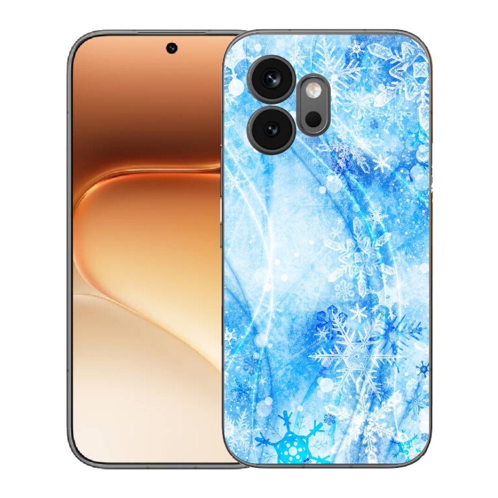 Gélový kryt mmCase na Honor 600 - snehové vločky