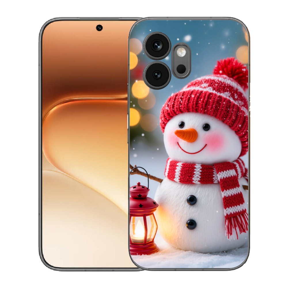 Gélový kryt mmCase na Honor 600 - snehuliak 2