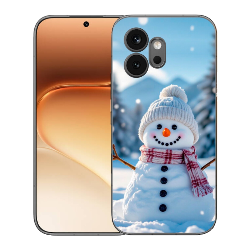 Gélový kryt mmCase na Honor 600 - snehuliak 3