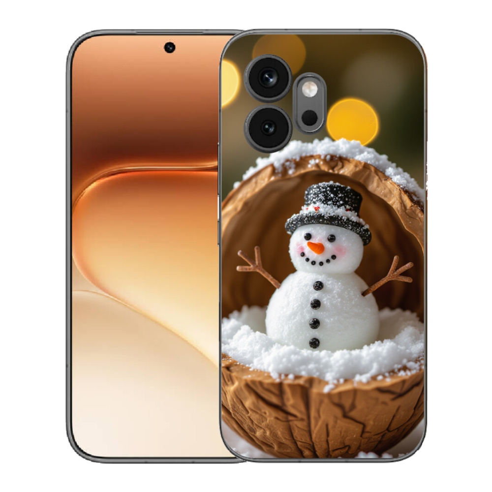 Gélový kryt mmCase na Honor 600 - snehuliak 4