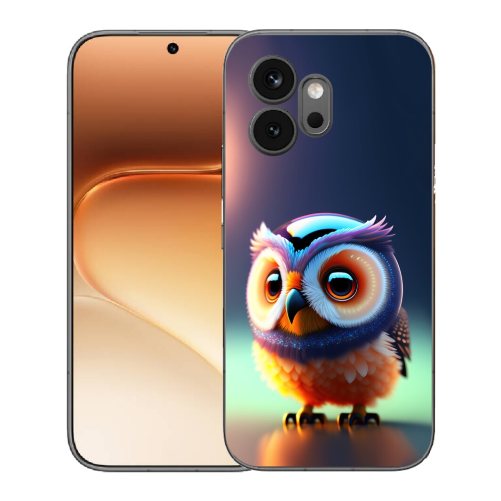 Gélový kryt mmCase na Honor 600 - sovička