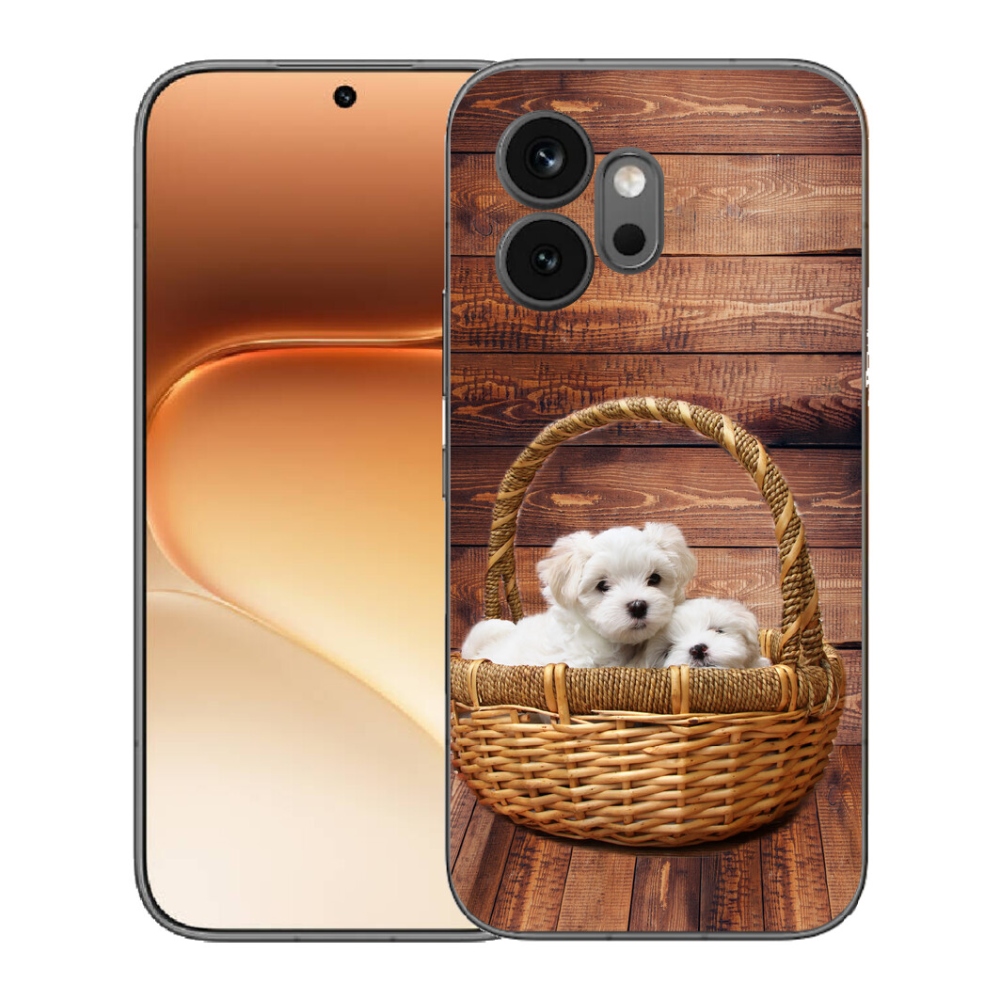 Gélový kryt mmCase na Honor 600 - šteniatka