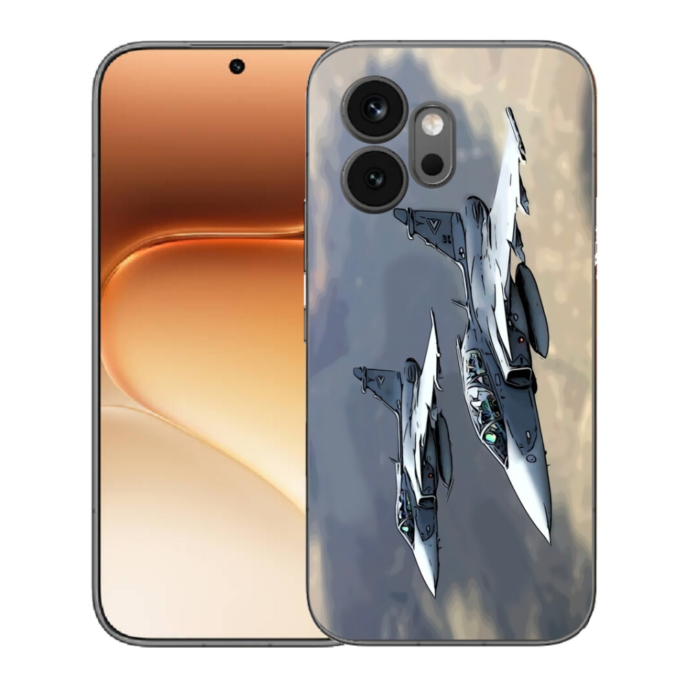 Gélový kryt mmCase na Honor 600 - stíhačky
