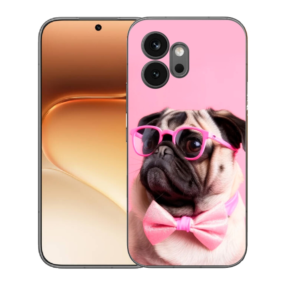 Gélový kryt mmCase na Honor 600 - štýlový mops