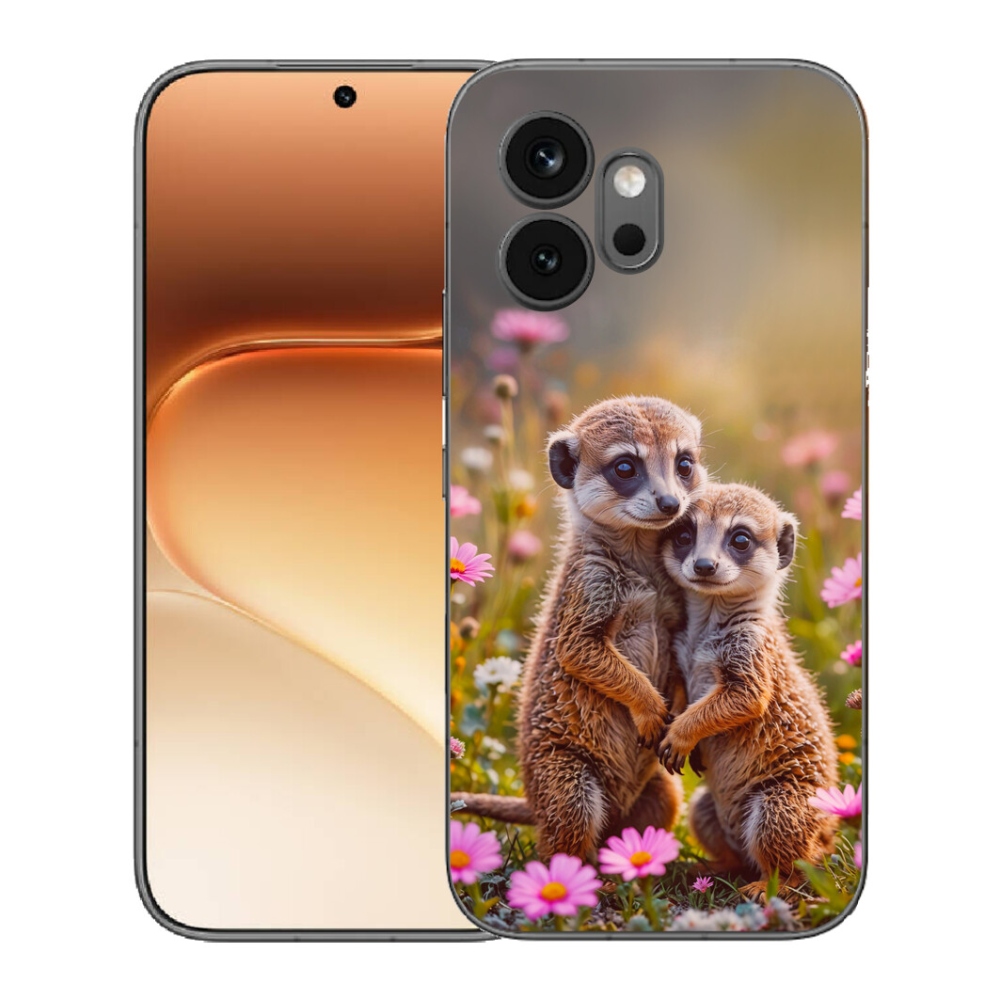 Gélový kryt mmCase na Honor 600 - surikatí duo