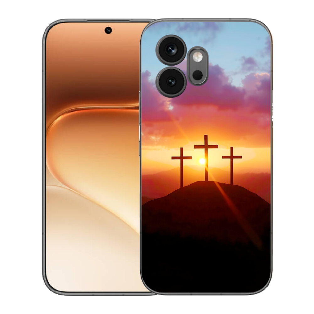 Gélový kryt mmCase na Honor 600 - tri kríža